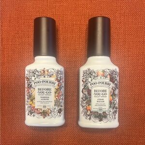 Lot of 2 Poo-Pourri Toilet Odor Neutralizer Spray 3.4 FL OZ 100 ML - Duo Bundle